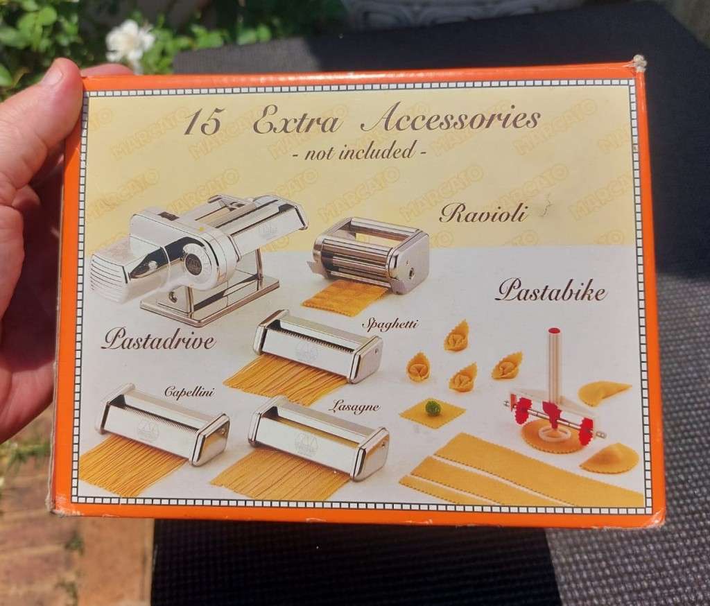 MARCATO ATLAS 150MM CHROME PLATED STEEL PASTA MACHINE MADE IN ITALY