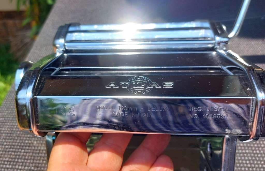MARCATO ATLAS 150MM CHROME PLATED STEEL PASTA MACHINE MADE IN ITALY