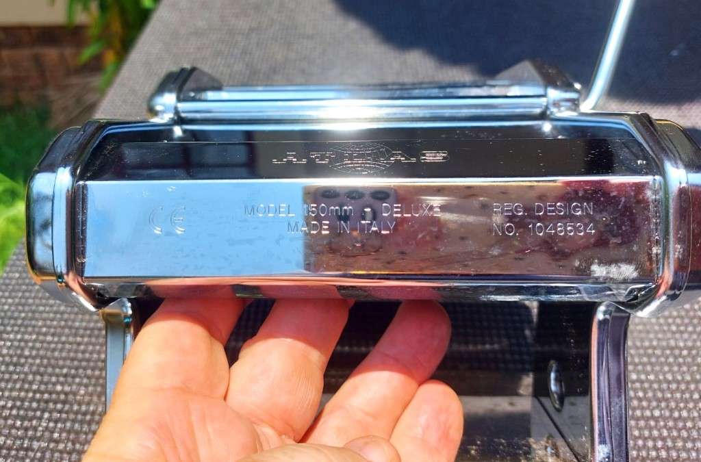 MARCATO ATLAS 150MM CHROME PLATED STEEL PASTA MACHINE MADE IN ITALY
