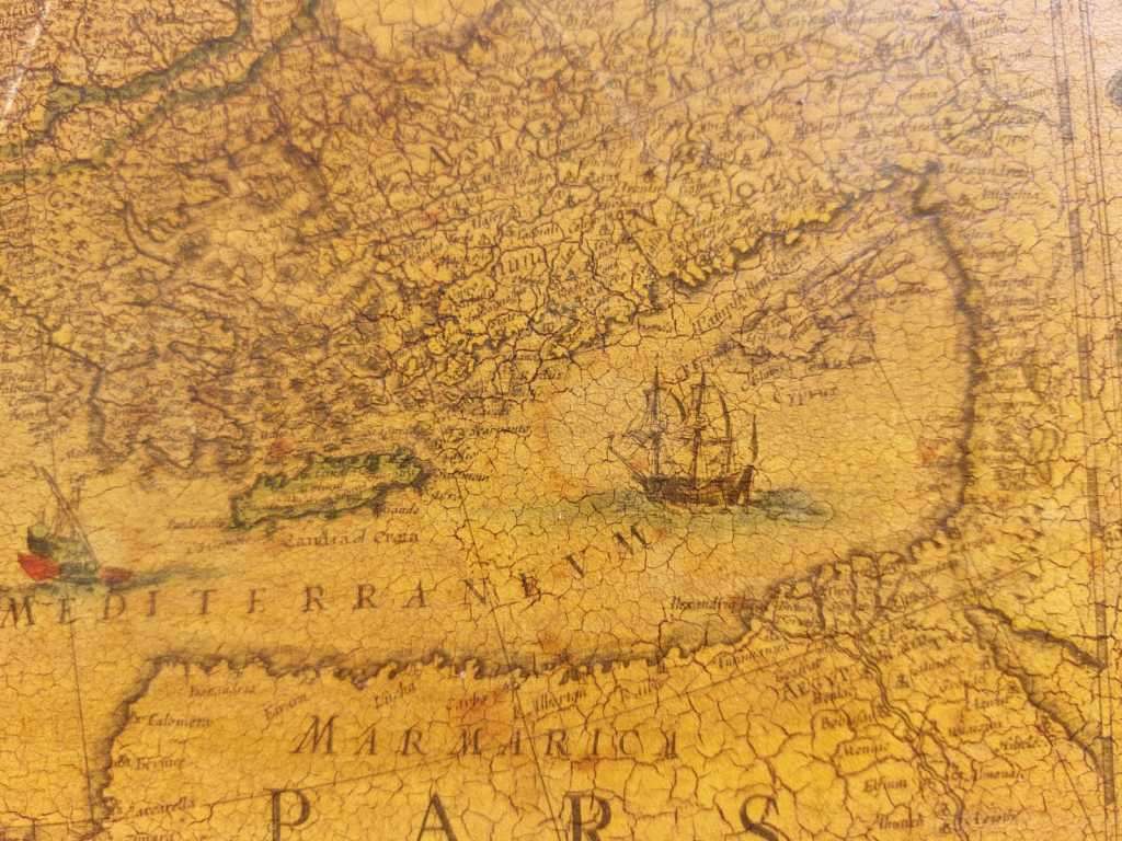 EUROPA ANTIQUE MAP RECENS DESRIPTA BY WILLEM BLAEU (1571-1638) HAND COLOURED LINE ENGRAVING