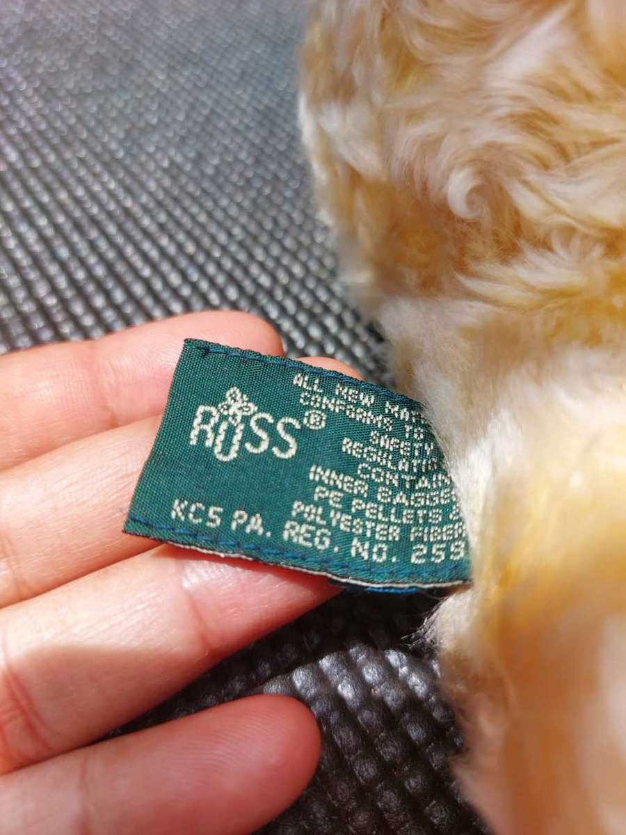 CUTE 35CM HIGH GOSGROVE RUSS BERRIE USA PLUSH BEAR