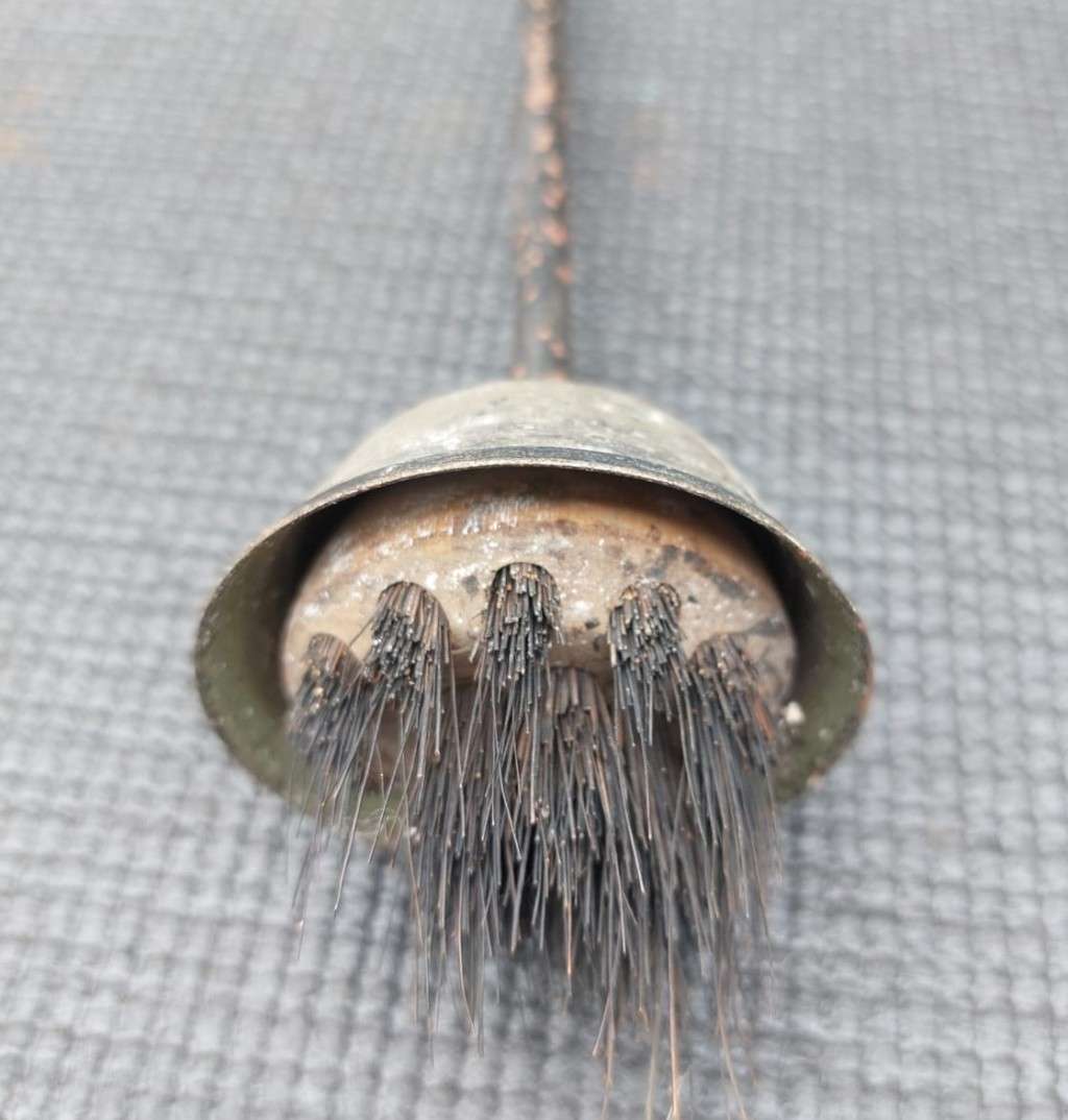 VINTAGE BRASS FINISH METAL FIREPLACE TOOL SET WITH ROMAN SOLDIER PLUME HELMET DESIGN 64CM HIGH