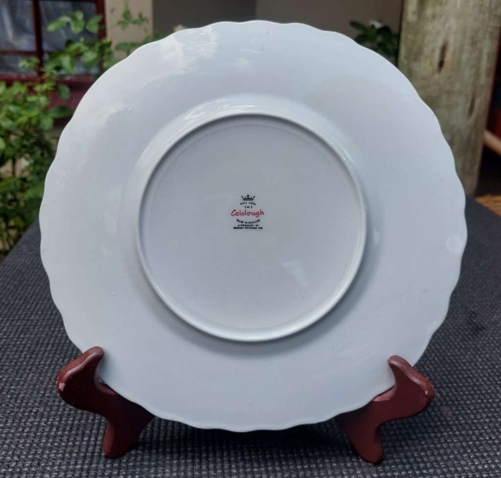 CIROLINE LADY PATTERN 1950S COLCLOUGH RIDGWAY DINNER PLATE