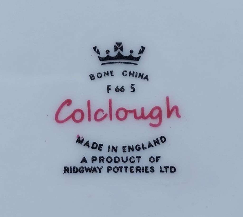 CIROLINE LADY PATTERN 1950S COLCLOUGH RIDGWAY DINNER PLATE