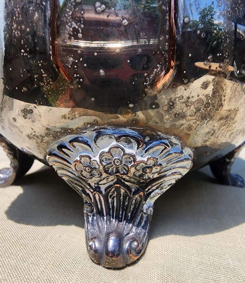 TWO VINTAGE (1970S) EM-ESS SOUTH AFRICAN SILVERPLATED TEAPOTS