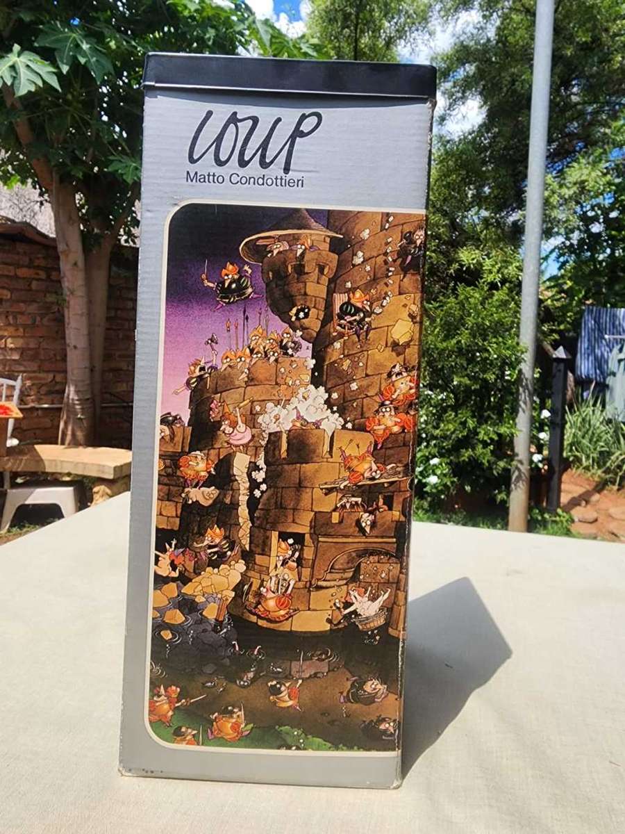 COLLECTABLE 1974 FRIEDRICH HEYE GERMANY 1000 PIECE MATTO CONDOTTIERI (CRAZY LEADERS) PUZZLE