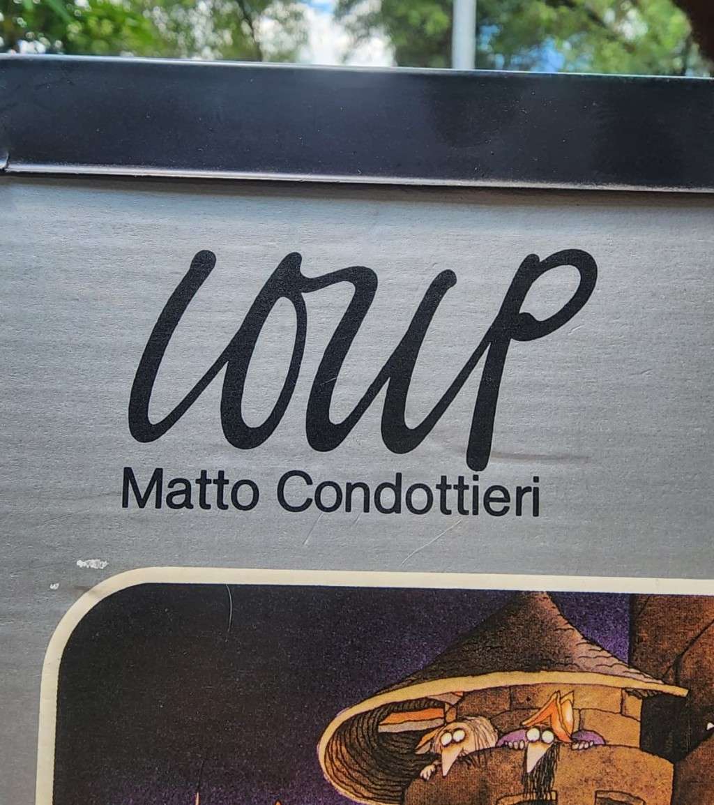 COLLECTABLE 1974 FRIEDRICH HEYE GERMANY 1000 PIECE MATTO CONDOTTIERI (CRAZY LEADERS) PUZZLE