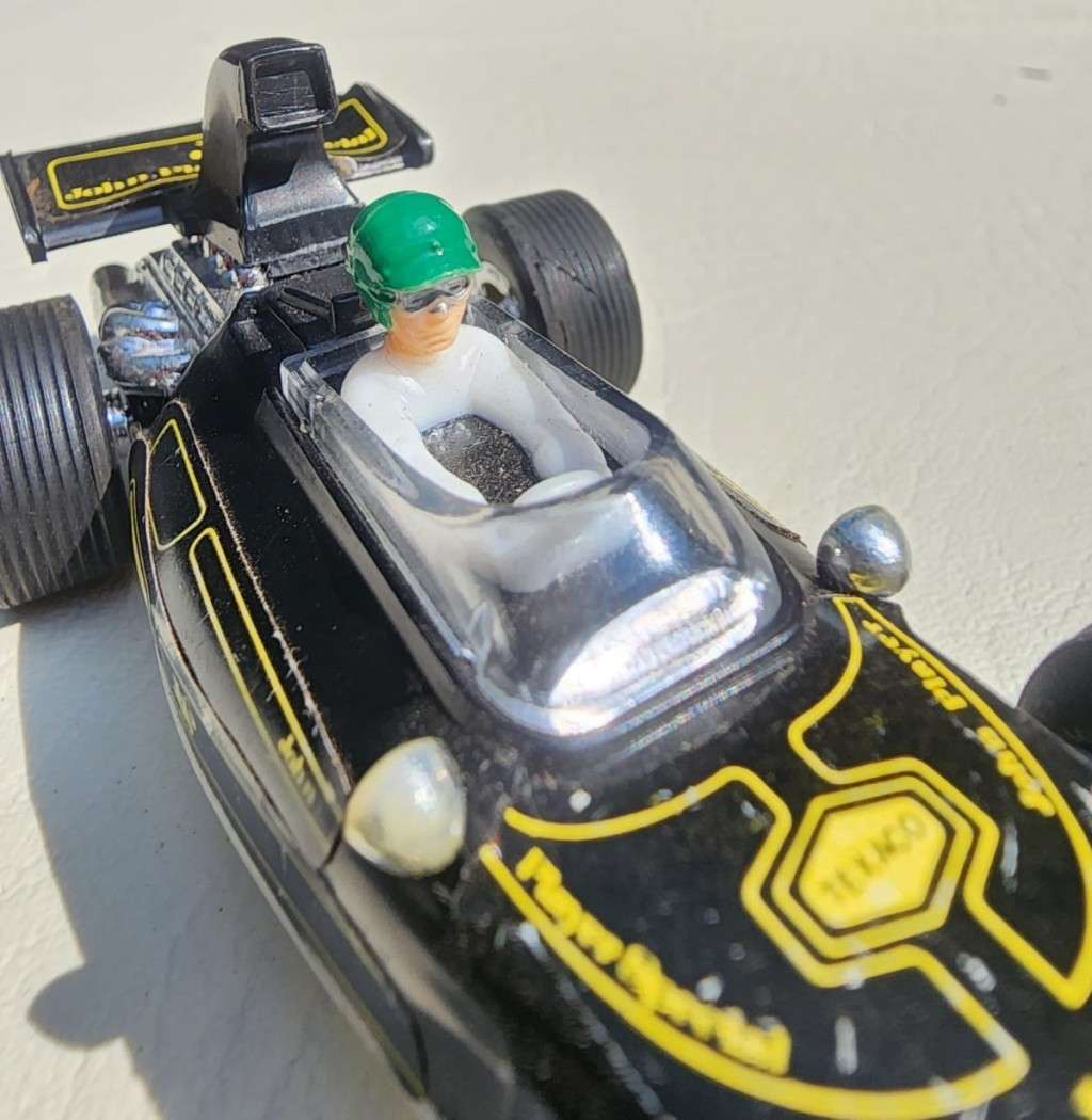 SUPER RARE 1973 JOHN PLAYER SPECIAL LOTUS F1 SLOT CAR  EMERSON FITTIPALDI
