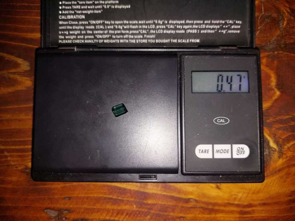 GISA CERTIFIED TOP GREEN TOURMALINE (AKA BRAZILIAN EMERALD) 2.35CT GEMSTONE FROM AFGHANISTAN