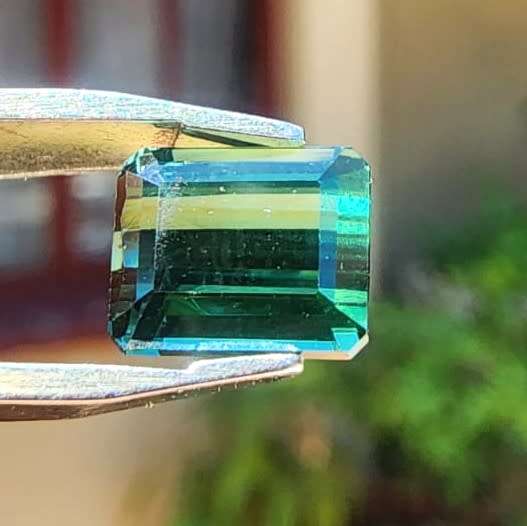 GISA CERTIFIED TOP GREEN TOURMALINE (AKA BRAZILIAN EMERALD) 2.35CT GEMSTONE FROM AFGHANISTAN