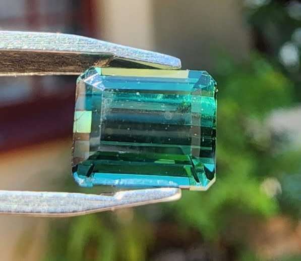 GISA CERTIFIED TOP GREEN TOURMALINE (AKA BRAZILIAN EMERALD) 2.35CT GEMSTONE FROM AFGHANISTAN