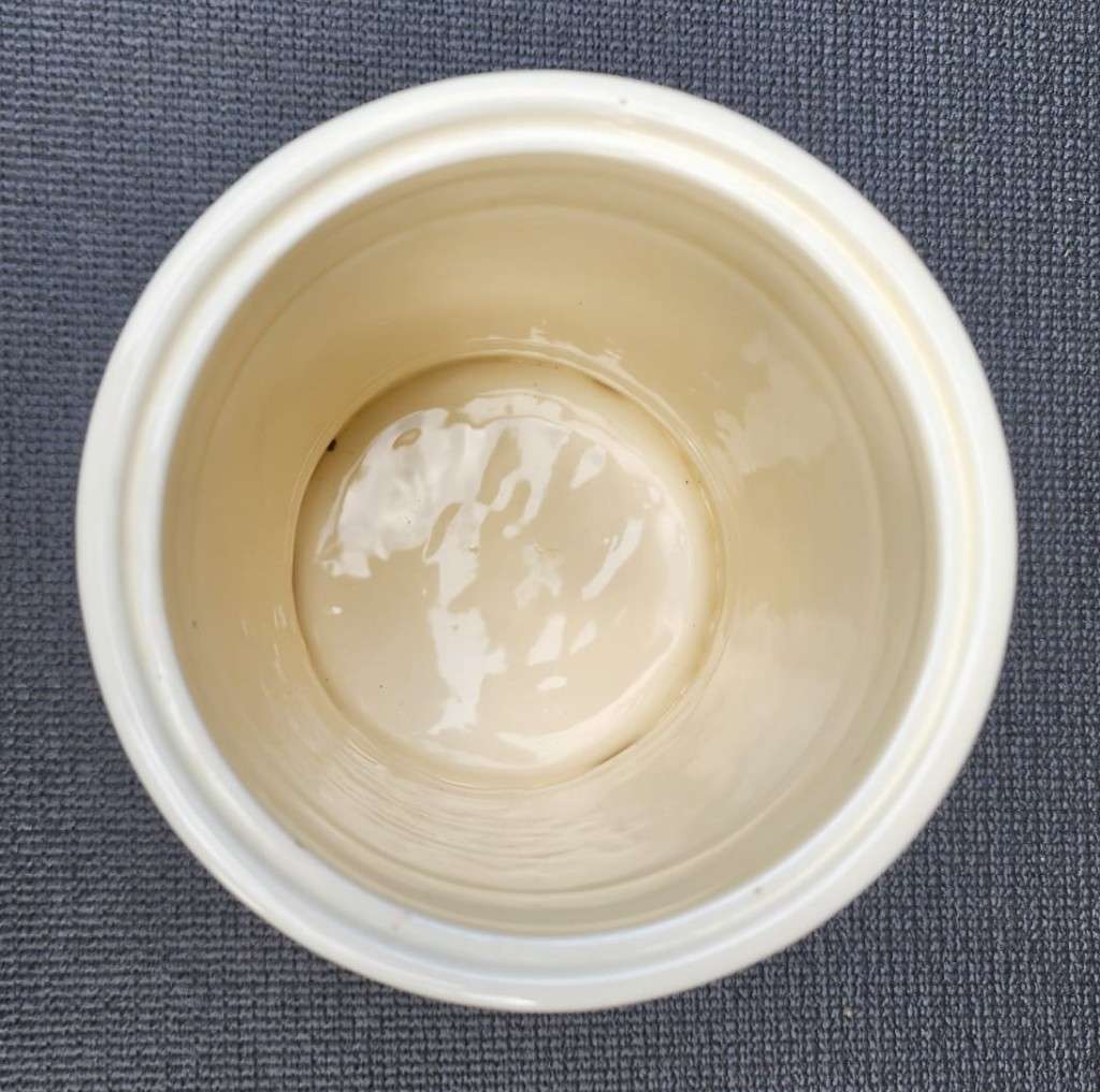 FINE OLDE CROCKERY CERAMIC BISCUIT CONTAINER LARGE 23CM HIGH