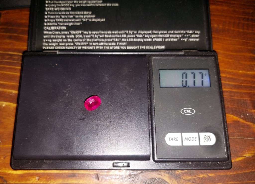 PINKISH RED 3.85CT RUBY GEMSTONE - UV MODERATE RED!  HIGH THERMAL CONDUCTIVITY!