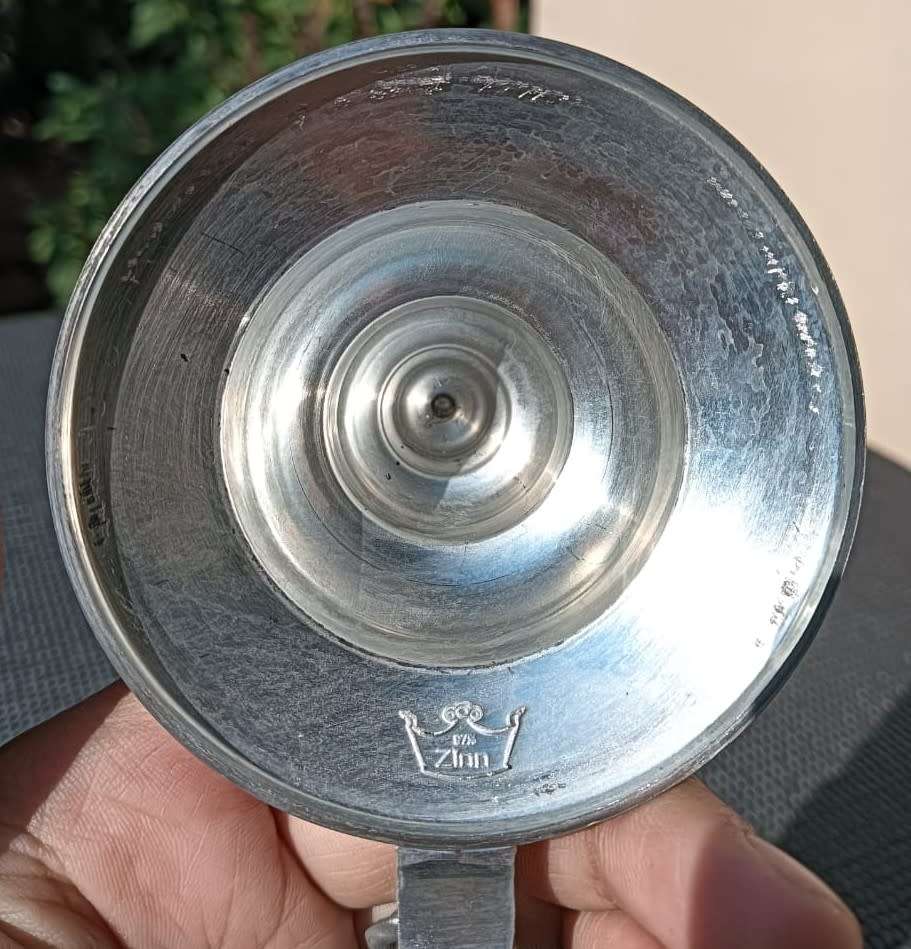 King Germany Limited Edition Black Deutchland 0.5L Beer Stein with Pewter Eagle Badge and 24K Gold A