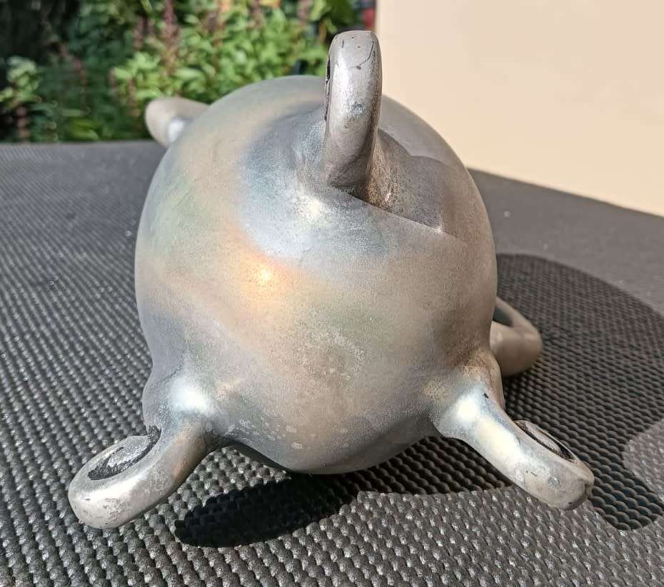 Lovely Caroll Boyes Styled Artistic Pewter Pitcher