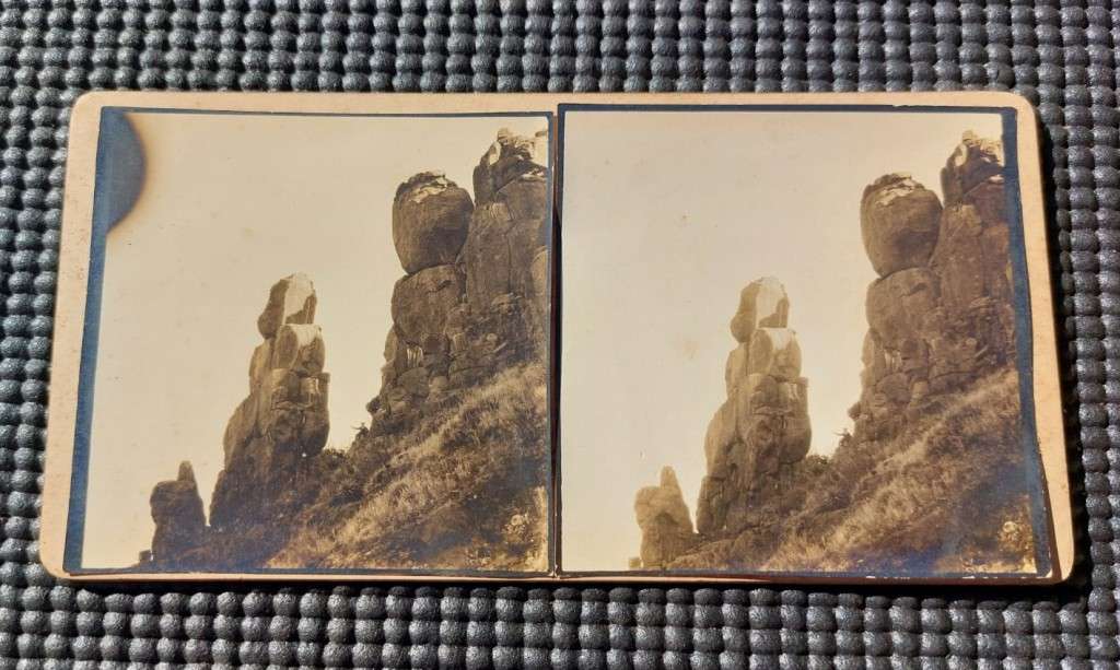 Carte de Visite 76 Old Photos from 1930s in an Old Cutlery Box