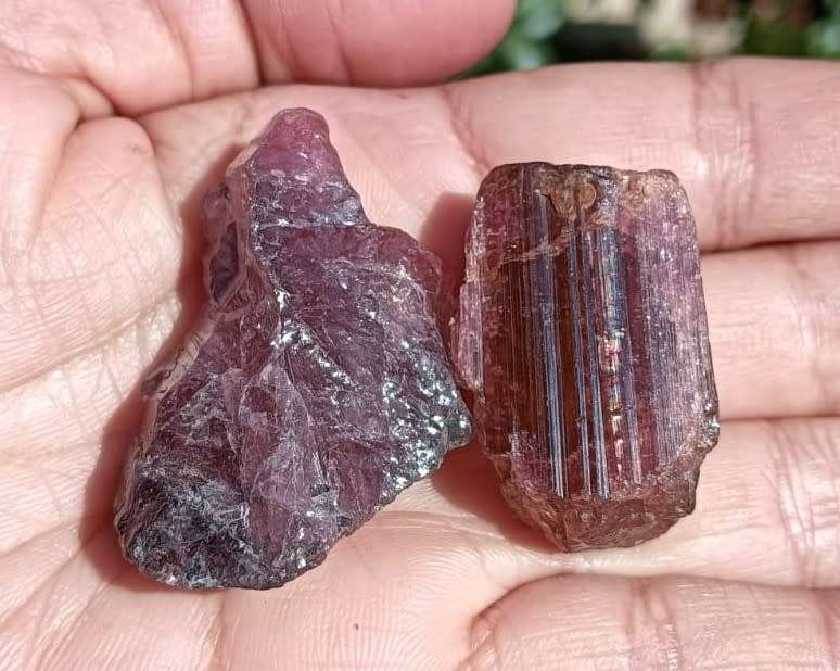Two Mysterious Unidentified Purple Rock Samples
