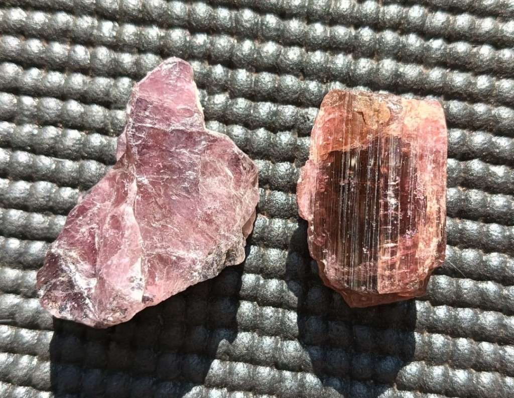 Two Mysterious Unidentified Purple Rock Samples