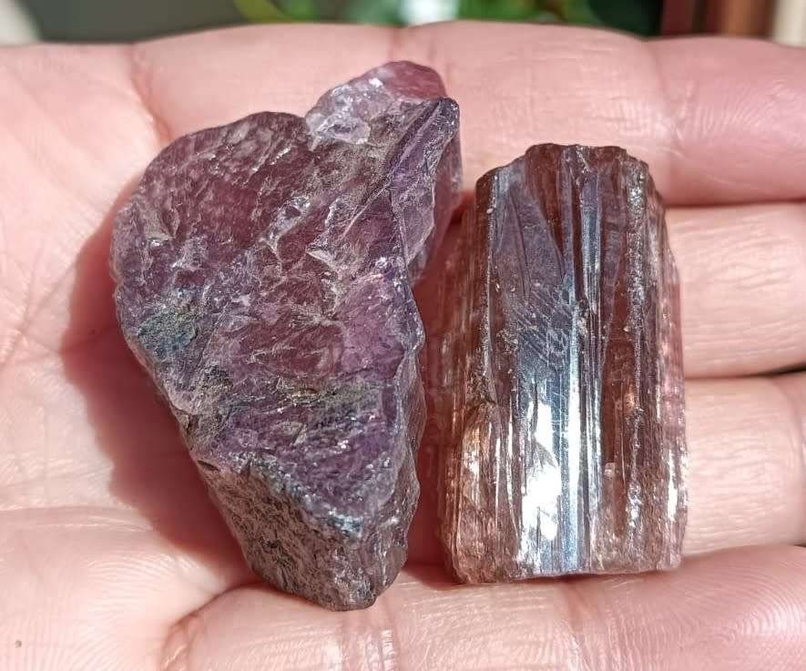 Two Mysterious Unidentified Purple Rock Samples