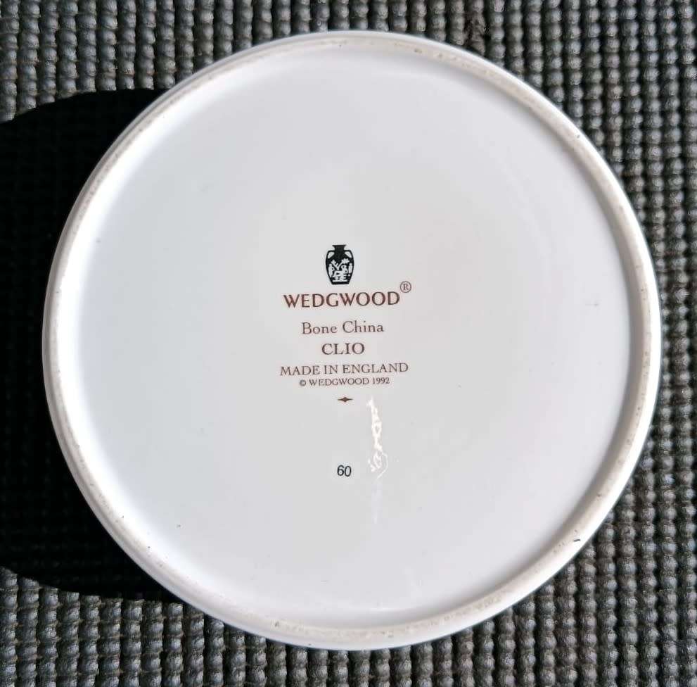 Wedgwood England 1992 Clio Porcelain Lidded Trinket Box