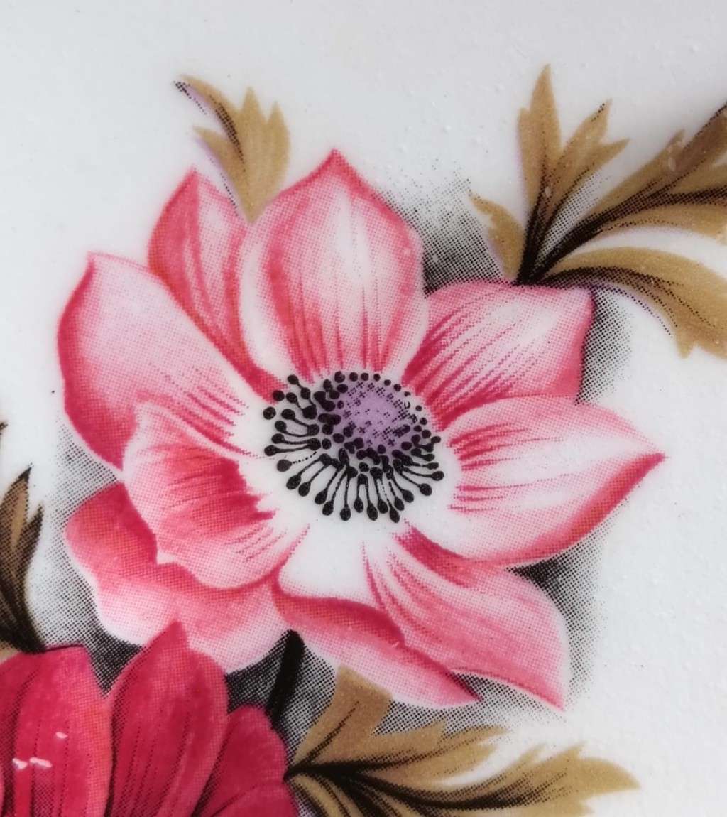 Large 27 Piece Ridgway England Royal Vale Anemones Windflower Pattern Teaset Circa 1956-1964