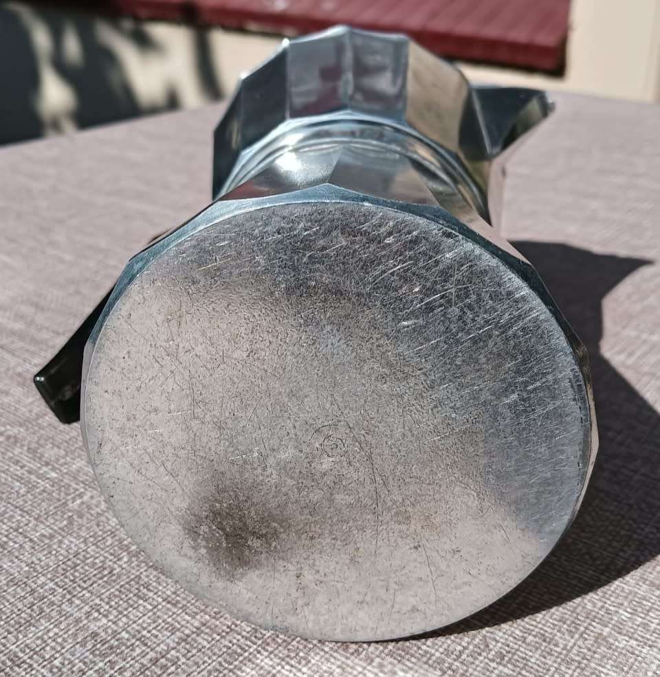 Vintage Aluminium Italian Expresso Coffee Maker (6 cup) Complete
