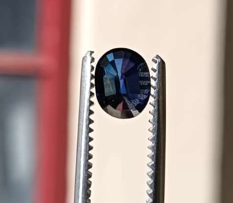 FABULOUS 1.65CT KASHMIR BLUE SAPPHIRE WITH LOVELY OVAL CUT  THERMAL TESTED HIGH!