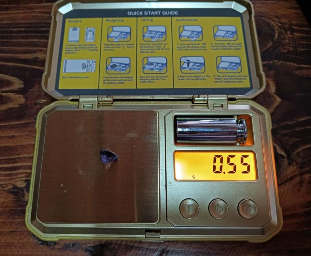 GISA CERTIFIED 2.75CT VIVID VIOLET BLUE TANZANITE TRILLION CUT GEMSTONE  PLEASE READ FULL DESCRIPTI