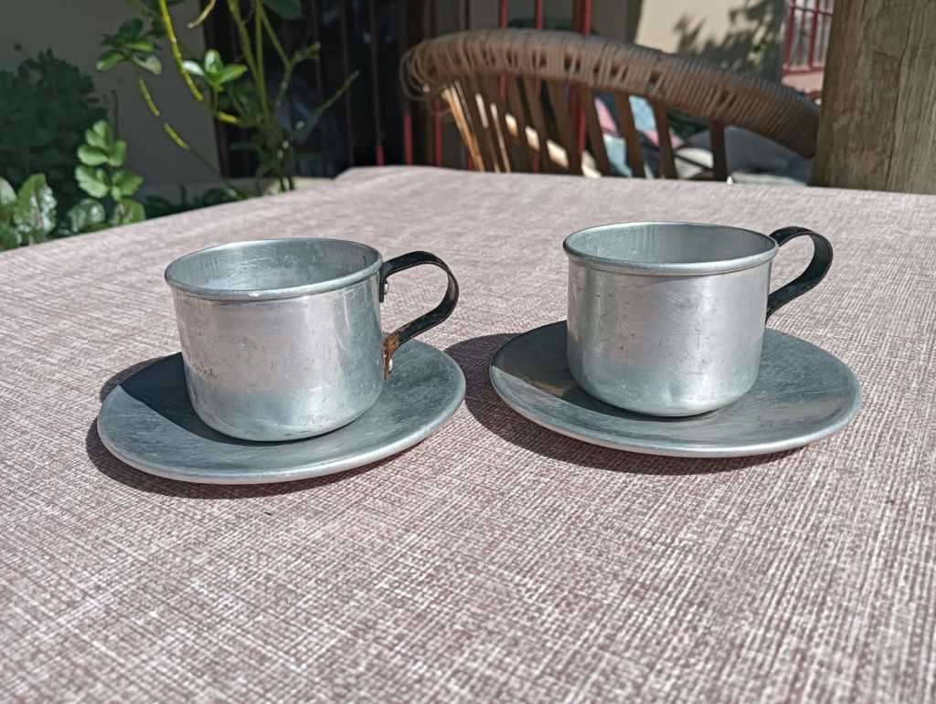 Vintage Kids Aluminium Cooking Set