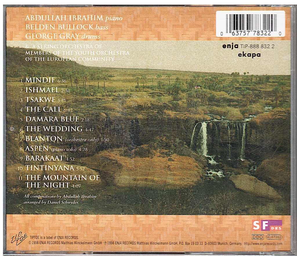 Abdullah Ibrahim - African Suite for Trio and Orchestra CD