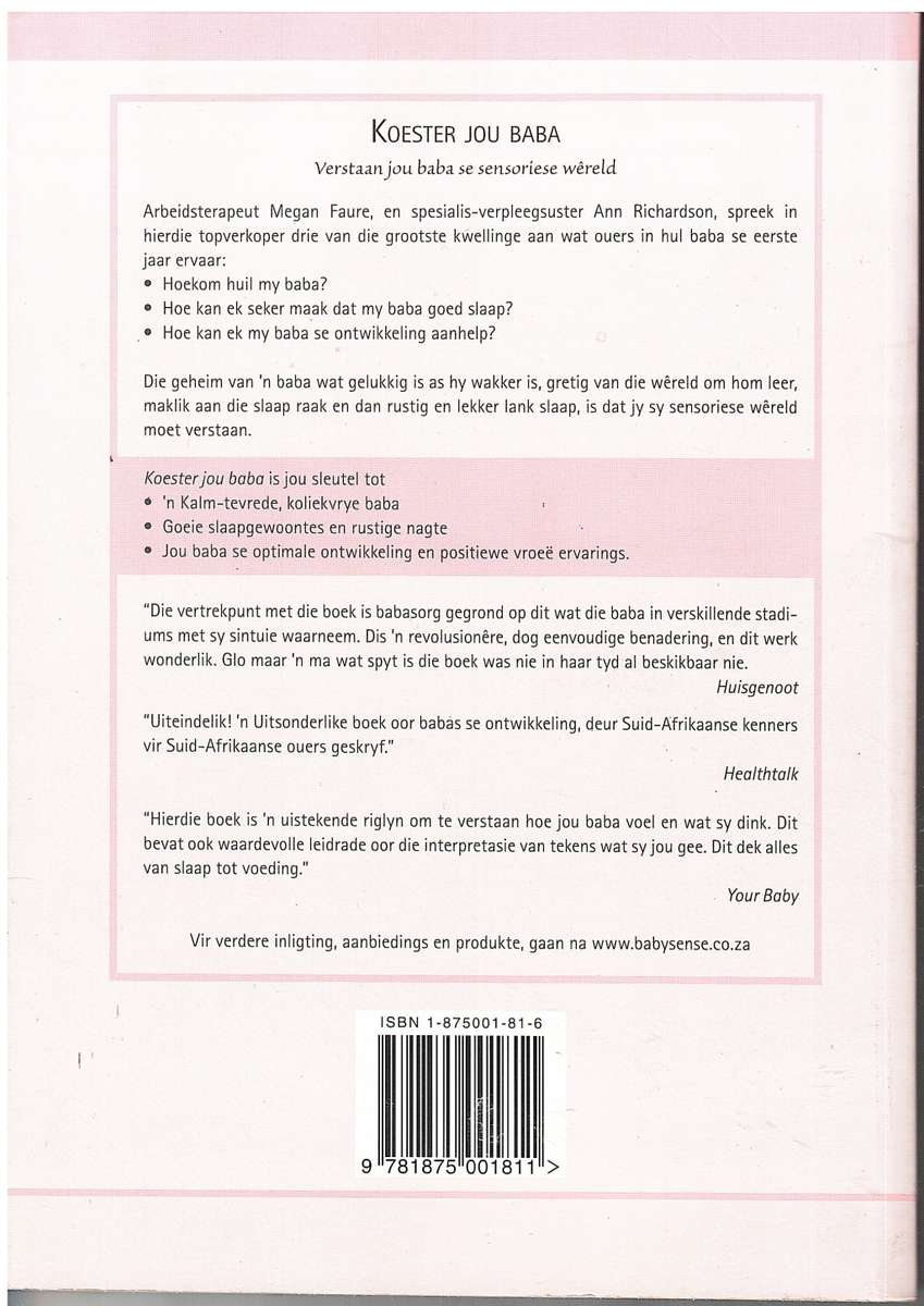 Koester Jou baba - Megan Faure & Ann Richardson