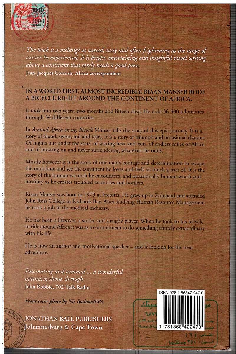 Around Africa on My Bicycle - Riaan Manser