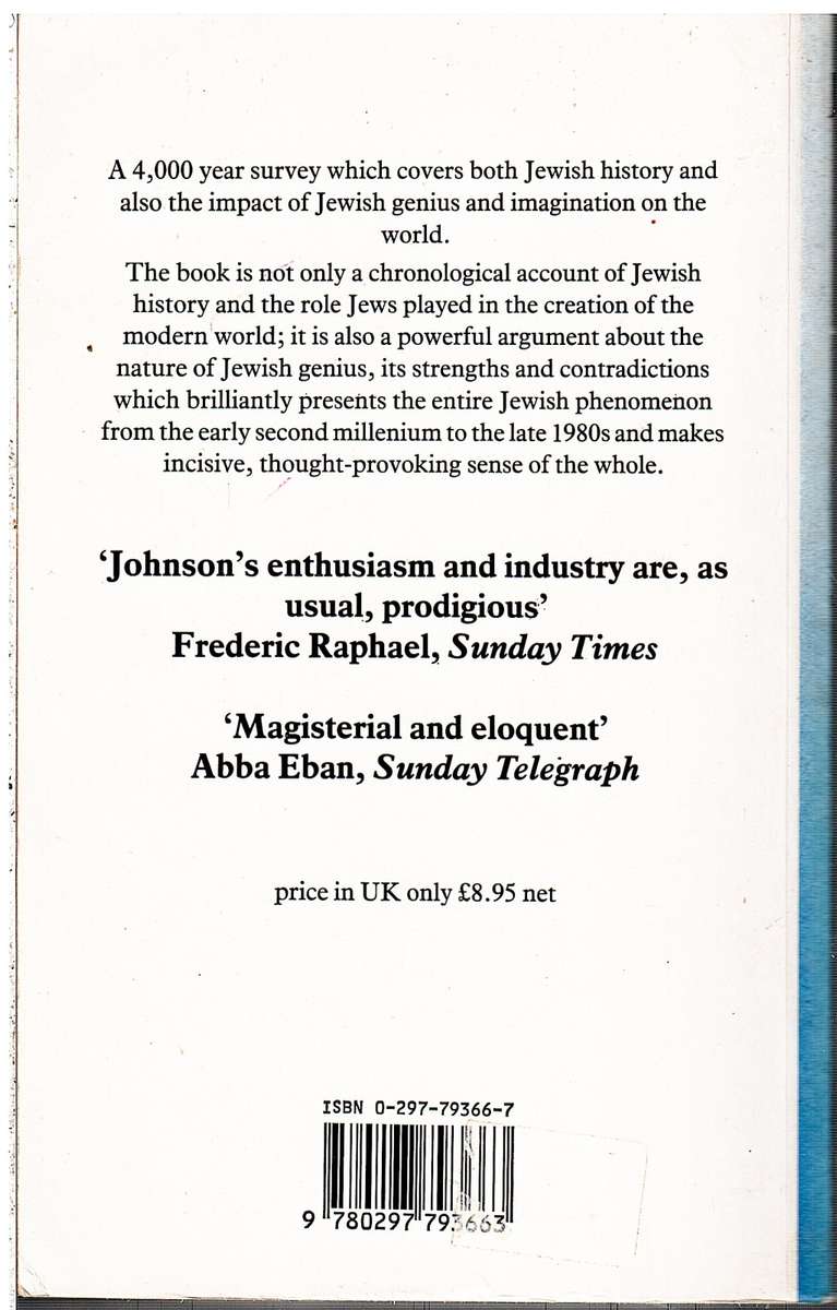 A History of The Jews - Paul Johnson