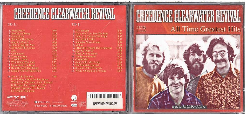 Creedence Clearwater Revival - All Time Greatest Hits 2 CD Set