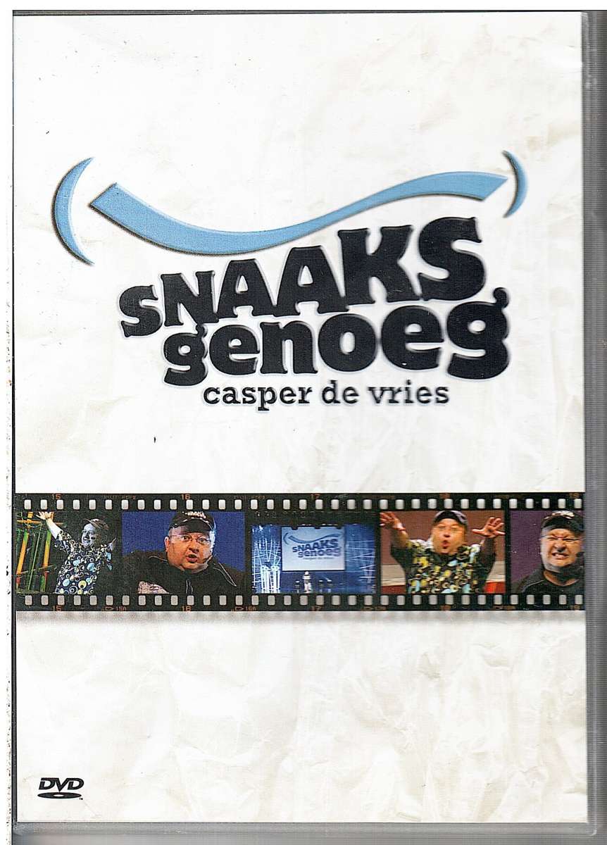 Casper de Vries: Snaaks Genoeg DVD