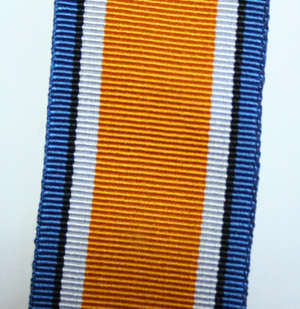 British War Medal 1914-20 Cotton Full Size Ribbon