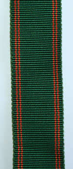 SADF Good Service 20 Year Silver Commando Miniature Medal Ribbon