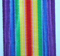 Victory Medal Cotton Full Size Medal Ribbon