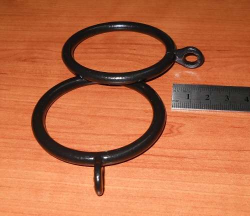 Curtain Rings 65mm Metal - Powdercoated