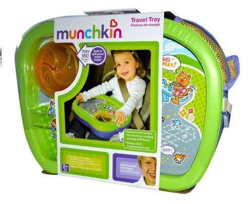 MUNCHKIN KIDS TRAVEL TRAY WITH SNACK HOLDER BY MUNCHKIN
