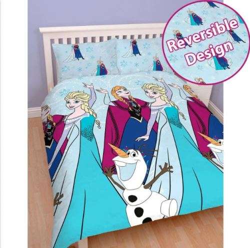 FROZEN Duvet Set - MAGIC WORLD - REVERSIBLE - SINGLE - huge sale