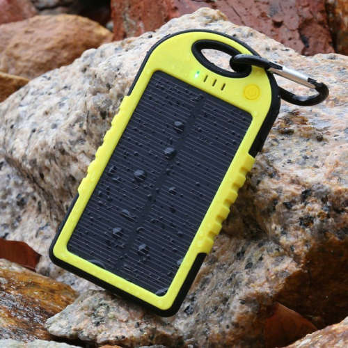 POWER BANK SOLAR AND USB 5000MA - HIGH QUALITY