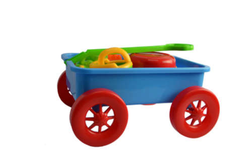 WAGON TOY PLAY SET  - BEACH GARDEN OUTDOOR TOYS HOLIDAY CHRISTMAS GIFTS