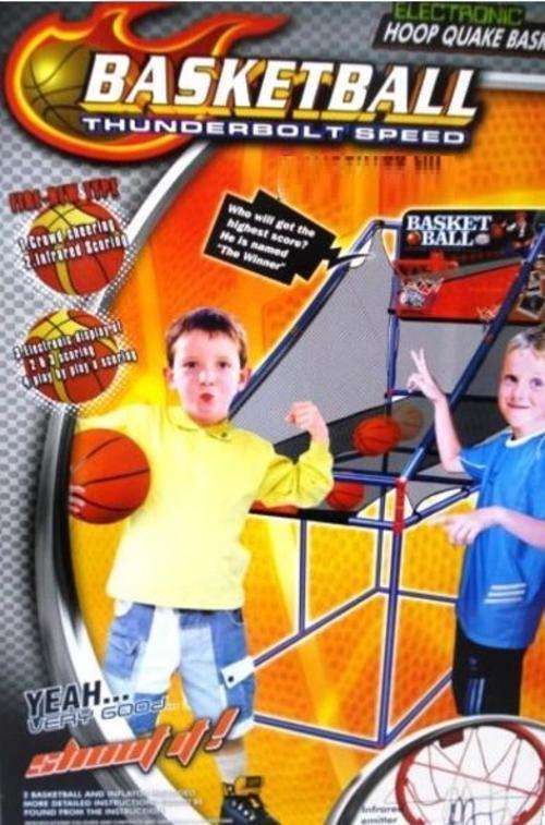 BASKETBALL THUNDERBOLT GAME GADGETS OUTDOOR GAMES TOYS PLAY BALL BASKET ADULT TOYS KIDS