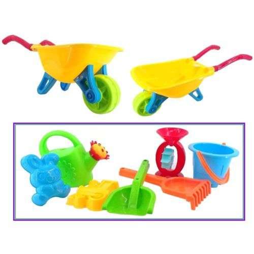 Wheel Barrow Play Set Garden Beach Outdoor Toys