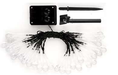 Solar LED Raindrop Fairy Lights