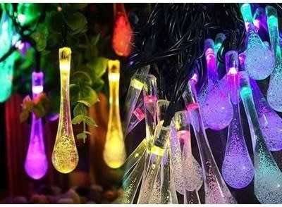 Decorative Party Lights Solar Raindrop Garden Decor