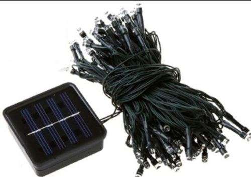 SOLAR FAIRY LIGHTS WHITE - OUTDOOR DECOR LIGHTING GADGETS PARTIES