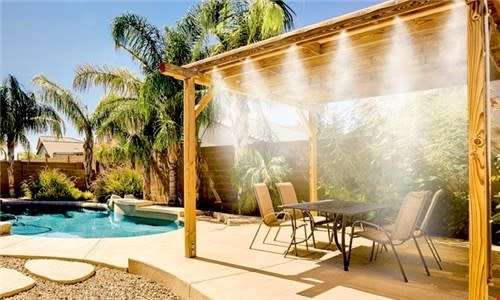 MISTING COOLING SYSTEM PATIO WATERING CAMPING OUTDOOR MIST PLANTS FLOWERS GADGETS GARDEN