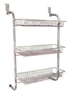 BATHROOM STORAGE BASKET OVERDOOR PANTRY BEDROOM GADGET UTILITY  ORGANISER RACKS